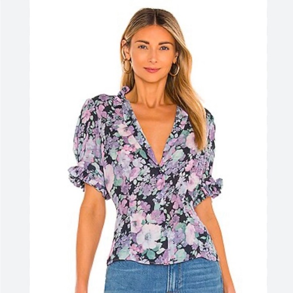 Selkie Tops - Selkie X Revolver Bistro Blouse Sz XS